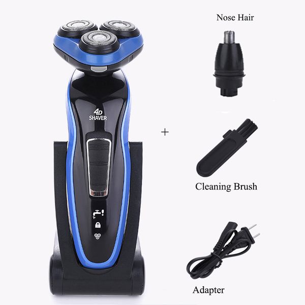 

men multi-functional shaver floating veneer full body waterproof rechargeable 4d electric shaver da shuo three cutter head flo