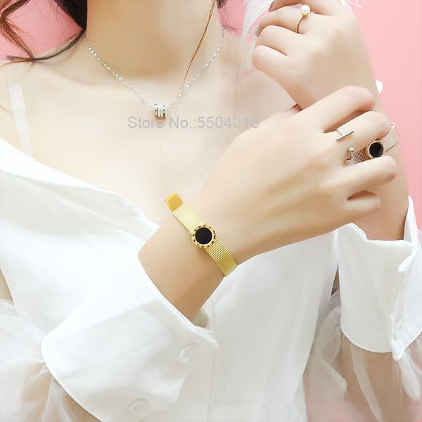 

width belt bangles round black cuff bracelets jewelry stainless steel roman numeral cuff bracelets men women gifts