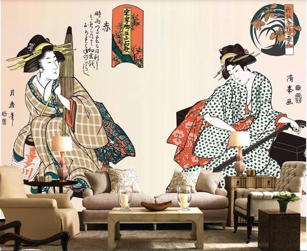 

3d room wallpaper custom p mural hd japanese maid tv background wall decoration painting wallpapers for walls 3 d