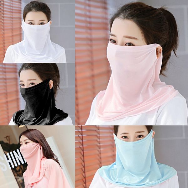 

7flxh 3d fishing neck skull bicycle sport scarf bandanas shield face mask headband balaclava headwear ring scarf bicycle bandana, Black