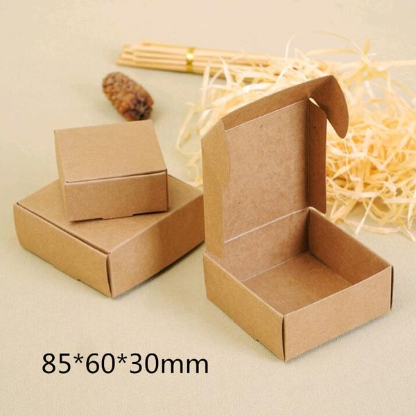 Cardboard Mini Carton Diy Kraft Paper Boxs Soap Packaging Jewelry