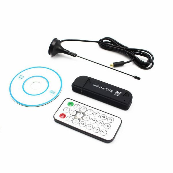 

tv tuner usb2.0 blue tv stick dab fm dvb-t rtl2832 r820t sdr rtl-sdr dongle stick digital tv receiver ir remote with antenna