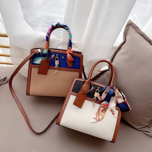 

new women designer handbag shoulder bag silk scarves lady hand bag cfy20042244