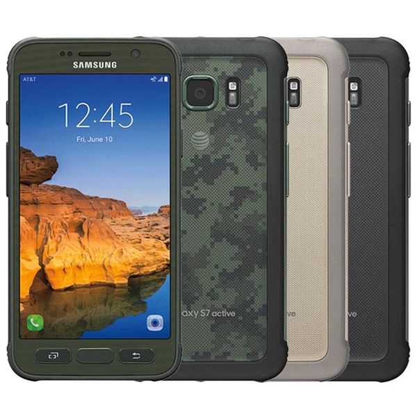 

refurbished original samsung galaxy s7 active g891a 5.1" quad core 4gb ram 32gb rom 12mp rugged outdoor unlocked phone dhl 1pc