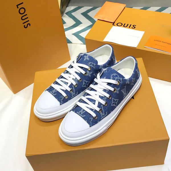 

womens tennis shoes designer sneakers fashion luxury designer women shoes low casual canvas shoe lady flats 35-41, Black