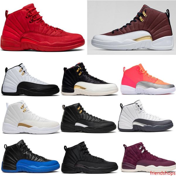 

new 12s dark grey game royal fiba game basketball shoes sunrise 12s blue french blue cny royal blue gym red wings sneakers with