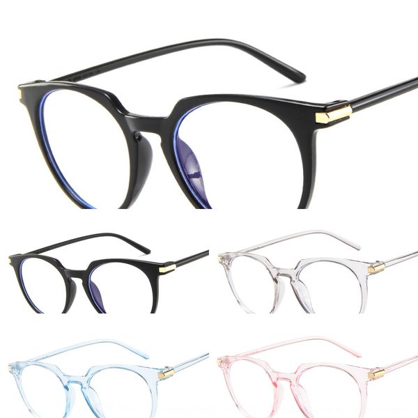 

transparent frame fashion all-match plain men's and women's literary personalized glasses glasses frame, Silver