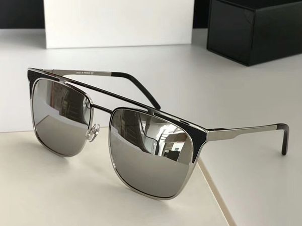 

square pilot sunglasses silver black frame sun glasses z 1029 men designer sunglasses glasses new with case, White;black