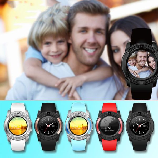 

V8 умные наручные часы SmartWatch Bluetooth часы с SIM-карты контроллера слот камеры для iPhone An