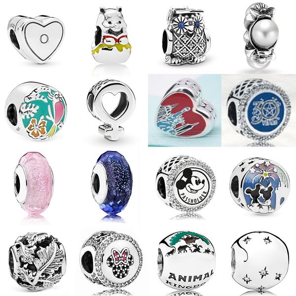 

new 100% 925 sterling silver 1:1 enchantment room happily ever after fireworks charm fit diy original pandora bracelet jewelry gift, Black