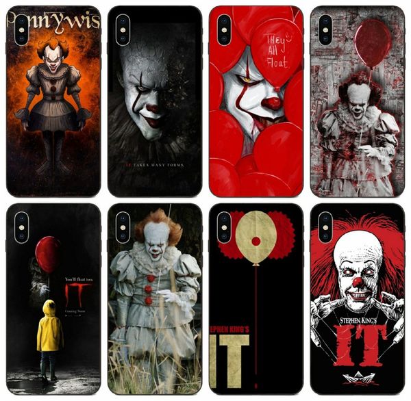 

tongtrade] комиксы манга карикатура стивена кинга это чехол для iphone 11 pro max x xs 8 7 6 6s 5s 5 samsung a3 s9 huawei p7 редми 7a 3s ca