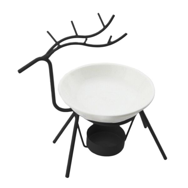 

iron aromatherapy furnace deer shape oil burner candle holders creative modern minimalist oil stove lamp decorations living room