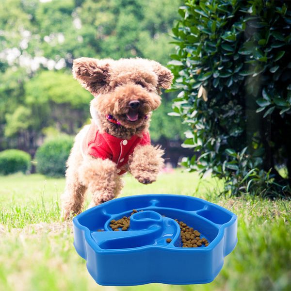 

pet dog cat slow food bowl питатель питание привычка обучение анти choke