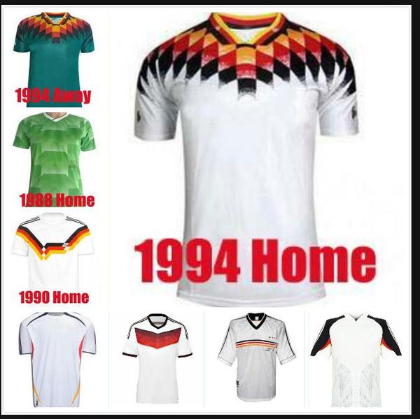 

1990 1994 1988 германия ретро littbarski баллак футбол джерси клинсманн matthias 1998 2014 рубашки kalkbrenner jersey 1996 2004, Black;yellow
