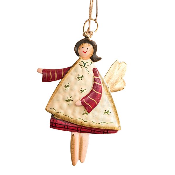 

christmas home decoration angel santa claus iron xmas tree diy decorations hanging ornaments kerst natale 2019 dropshipping #