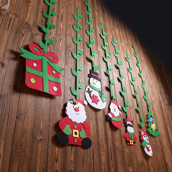 

christmas felt rattan cute shop ornament cartoon