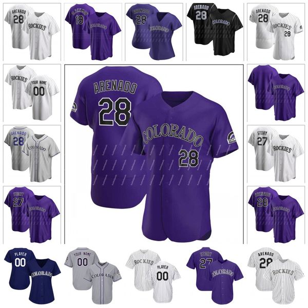 

2020 колорадо джерси нолан arenado тревор история чарли blackmon ян десмонд кайл freeland джон грэй немецкий marquez wade davis трикотажные, Blue;black