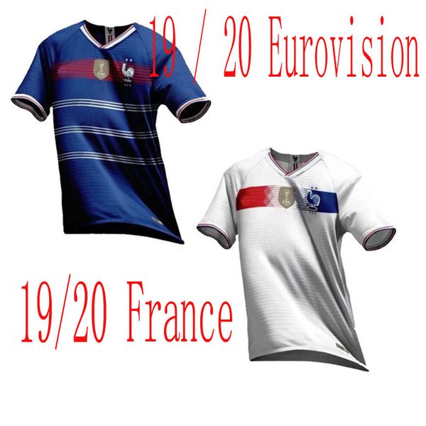 

Maillot de foot vintage tyle homme equipe de 2019 france home bule away white football hirt football jogging occer jer ey, Black;yellow