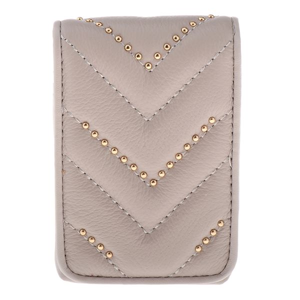 

lipstick case with mirror cute portable makeup bag cosmetic bag, Black;red