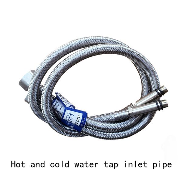 

pointed 304 stainless steel and cold water faucet braided hose single cold toilet tube g1/4 explosion proof three propylene thickening