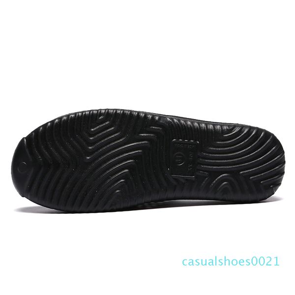 

brand 2019new fashion mens sandals seaside beach surfing slippers flip flops eva massage slippers sandals couples slipper 21c, Black