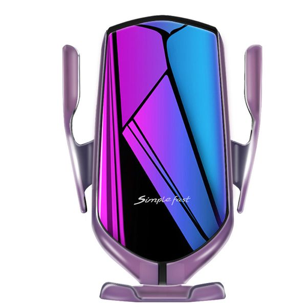 

r1 10вт автомобиля беспроводное зарядное устройство автоматической зажимая телефон держатель для всех смартфонов инфракрасный индукционные ц