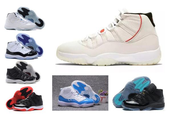 

2020 amazing concord bred 11s basketball shoes gym red gamma blue space jam infrared 11 11s designer men women shoes sneakers with box