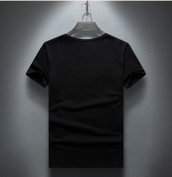 

streetwear tshirt drill short sleeve t new men t-shirt design 2020 shirt men's hgxev, Black