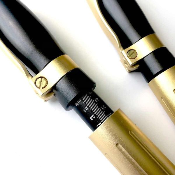 

Gold Adjustable Needle Free High Pressure Hyaluronic Acid Pen for Anti Wrinkle / Lifting Lip