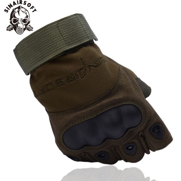 

outdoor climbing gloves sport camping hiking riding armor tactical men's half finger gloves