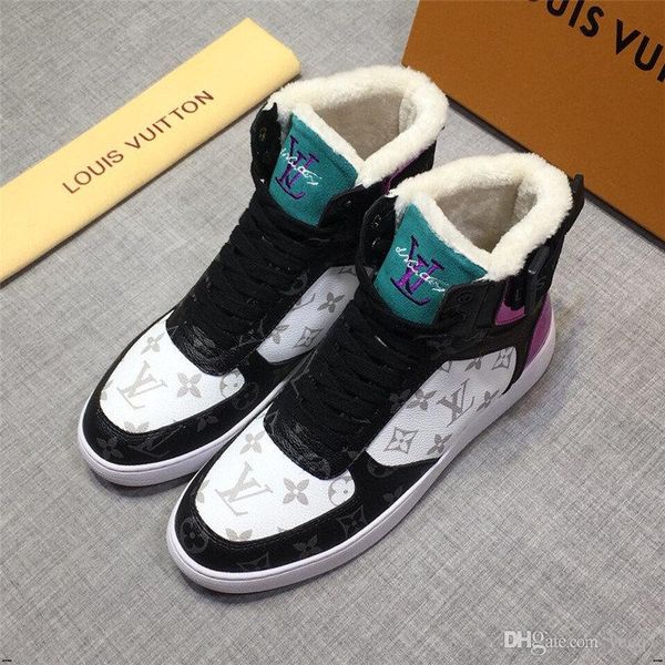 

19ff designers canvas shoes men high sneakers leisuer comfortable sneakers men's autumn shoes casual sneakers boys sports shoes dad, Black