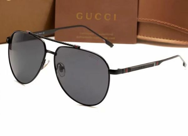 

brand designer fashion men's fashion sunglasses women's vintage uv380 sunglasses for men and women, White;black