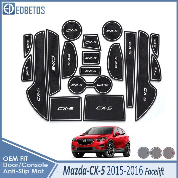 

anti-dirty pad for cx-5 2015 2016 facelift cx5 cx 5 1 restyle accessories door groove gate slot anti-slip mat