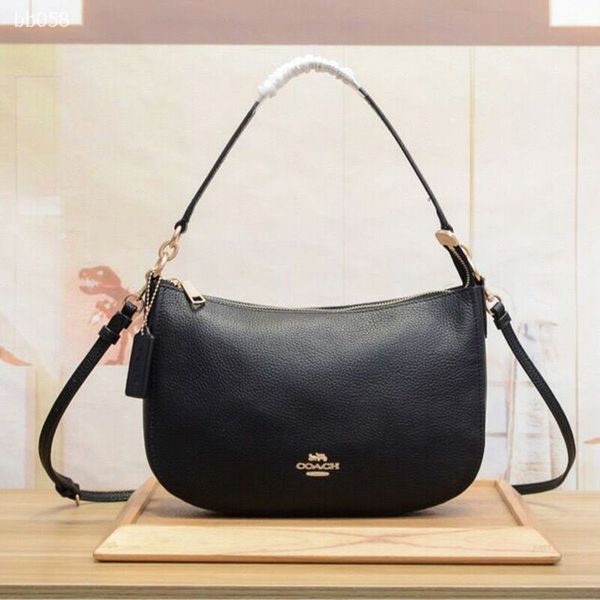 

2020 fashion shoulder bag shipment classical ladies pure color polished leisure cow leather fashion handbag shoulder bag