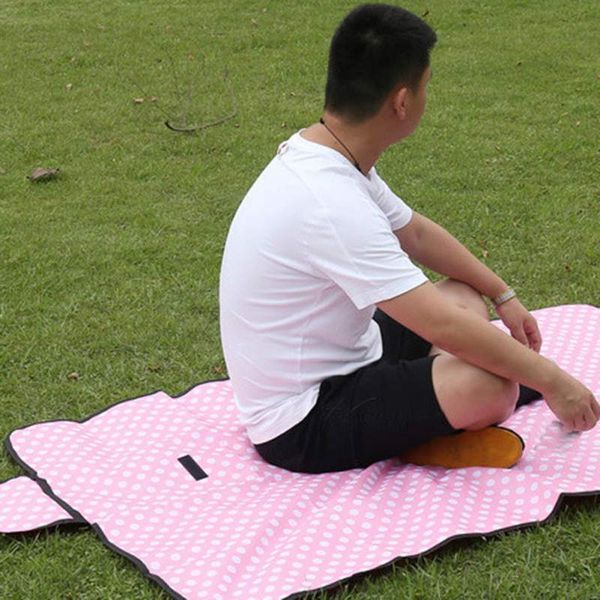 

водонепроницаемый портативный отдых на природе мат ткань оксфорд пикник мат открытый влагостойкие складной pad lawn дикий кемпинг 200 * 150с