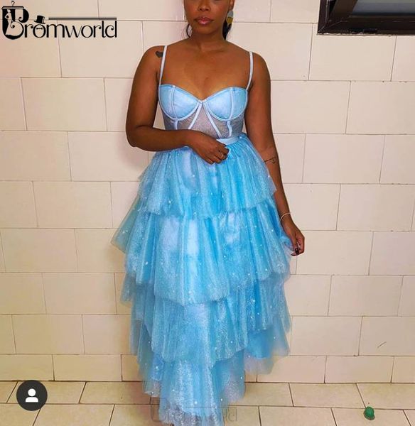 

light blue пром платья 2020 игристые sequin партии maxys милая бретельках длинные пром платье vestidos де фиеста-де-ночь, White;black