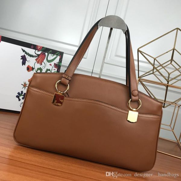 

designer luxury handbags purses plain tote classic colorful shoulder bag belt letter real leather new style