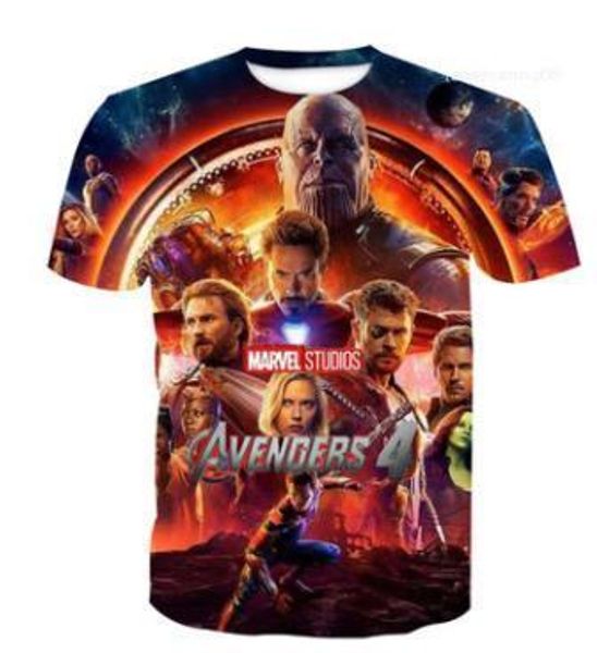 

avengers 4 3d print t shirts men women summer tshirt short sleeved marvel movie tees, White;black