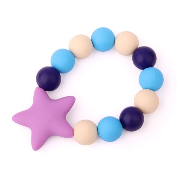 

пищевая силиконовая teether детские молярная умиротворить браслет