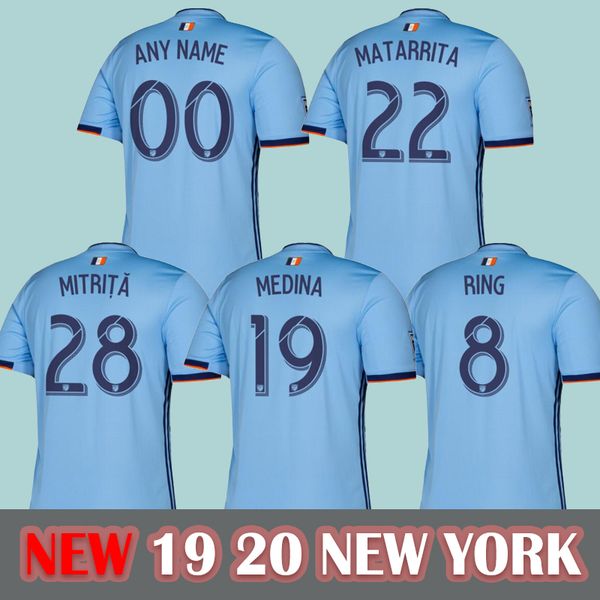 

NEW 2019 New York City soccer jersey home 19 20 MLS LAMPARD PIRLO MCNAMARA MORALEZ DAVID VILLA football shirts top quality