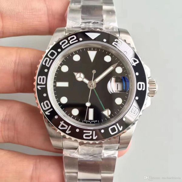

2019 года новая версия V3 GMT GMT Мужские часы Керамическая вращающаяся рамка Большая л