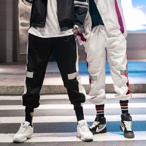 

that popular brand harem casual pants, White;black