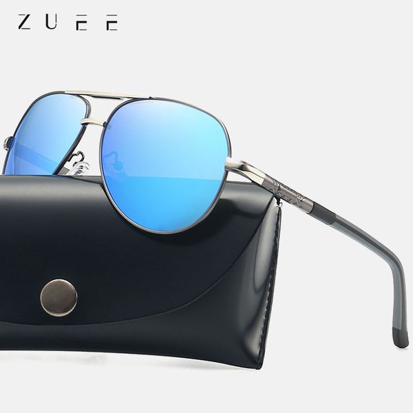 

classic brand vintage sun glasses driving eyewear polarized sunglasses men vintage aluminum polarized sunglasses coating lens, White;black