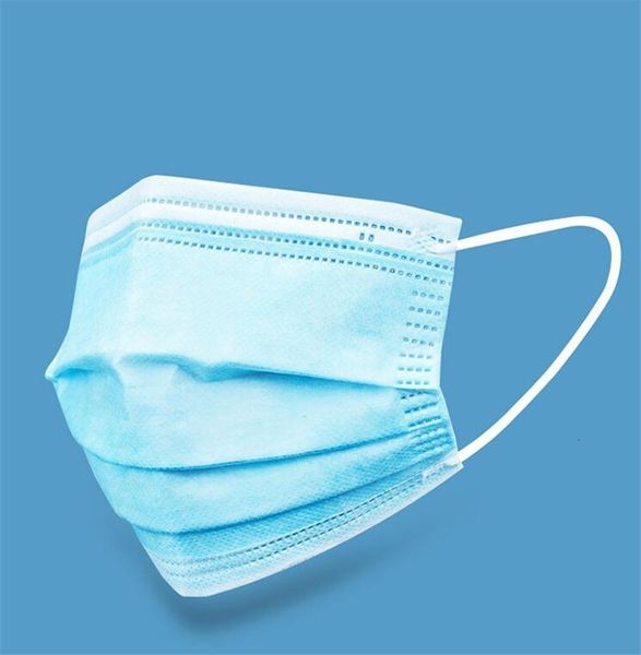 

ay29 stock в free shipping non woven 3 слоя голубой маски маски ушной пыли face для подарка черный синий