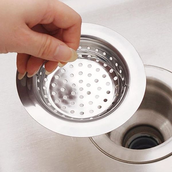 Nova Chegada Bacia Cozinha Escorra dopante Sink Resíduos do cesto do filtro Leach plug Stainless Steel SN4100