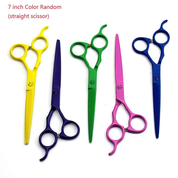 

6" 7" professional color stainless steel pet grooming scissors dog grooming cutting shears hair cutting scissor