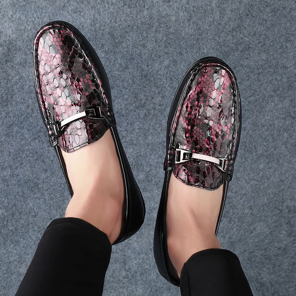 

натуральная кожа обувь мужчин loafer для man мокасины penny мокасины мужские вождения обувь мода поскользнуться на flats red mocassim мужчин, Black