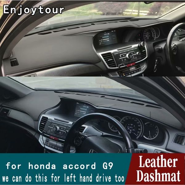 

for hond accord g9 2013 2014 2105 2016 2017 leather dashmat dashboard cover pad dash mat carpet car styling accessories rhd