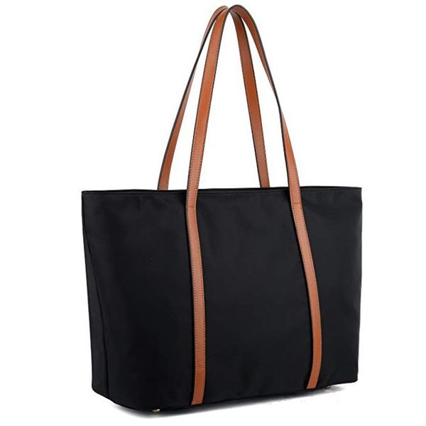 

tote for women leather nylon shoulder bag women's oxford large capacity work fit 15.6 inch