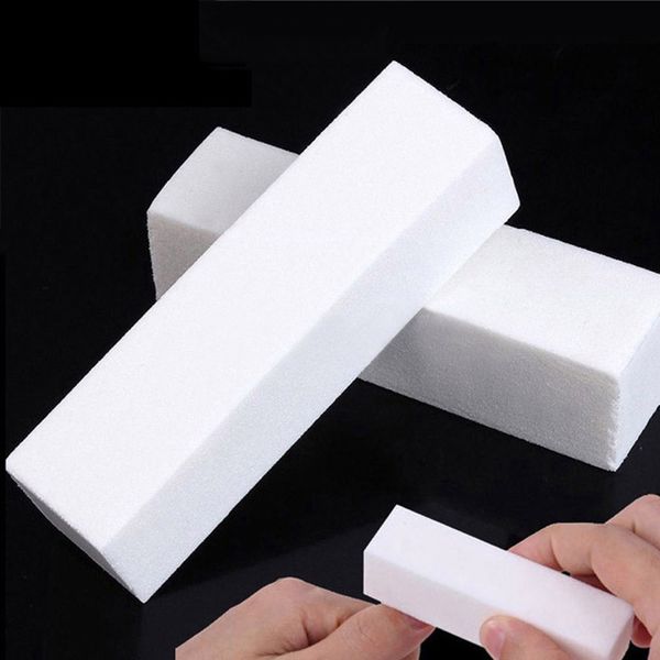 

1 pcs sanding nail file buffer block for uv gel nail polish art tools manicure pedicure white form buffers file